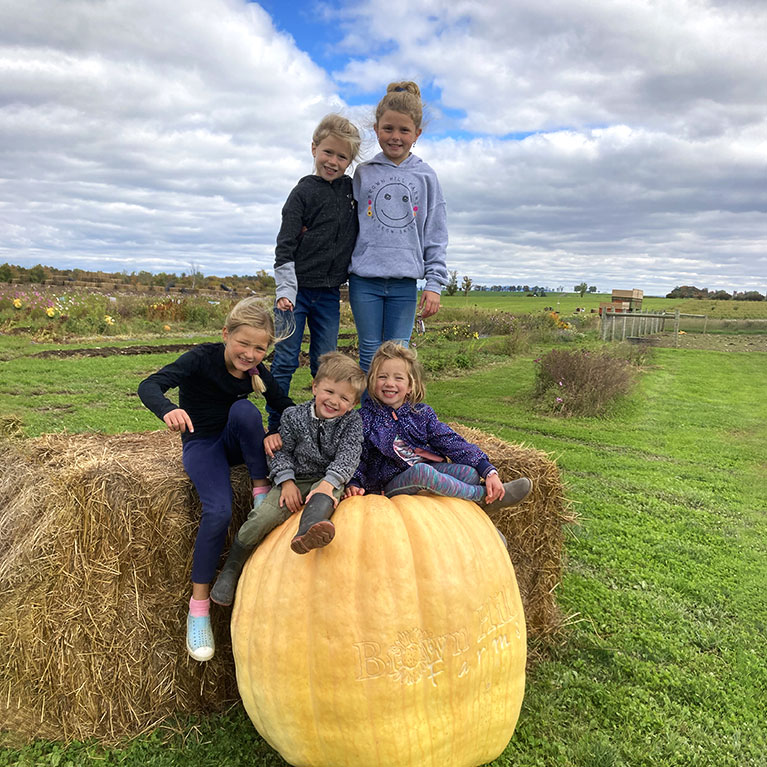 Pick-your own pumpkin from our u-pick pumpkin patch in Tunkhannock, PA.